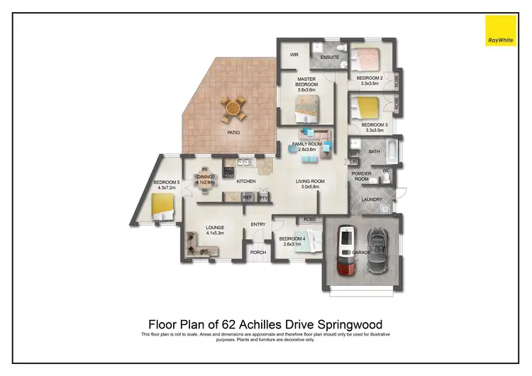 Floorplan of Homely house listing, 62 Achilles Drive, Springwood QLD 4127