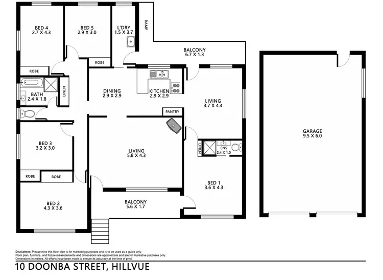 Floorplan of Homely house listing, 10 Doonba Street, Tamworth NSW 2340