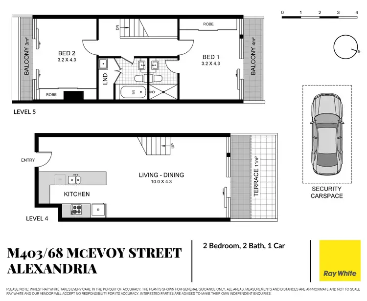Floorplan of Homely apartment listing, M403/68 Mcevoy Street, Alexandria NSW 2015