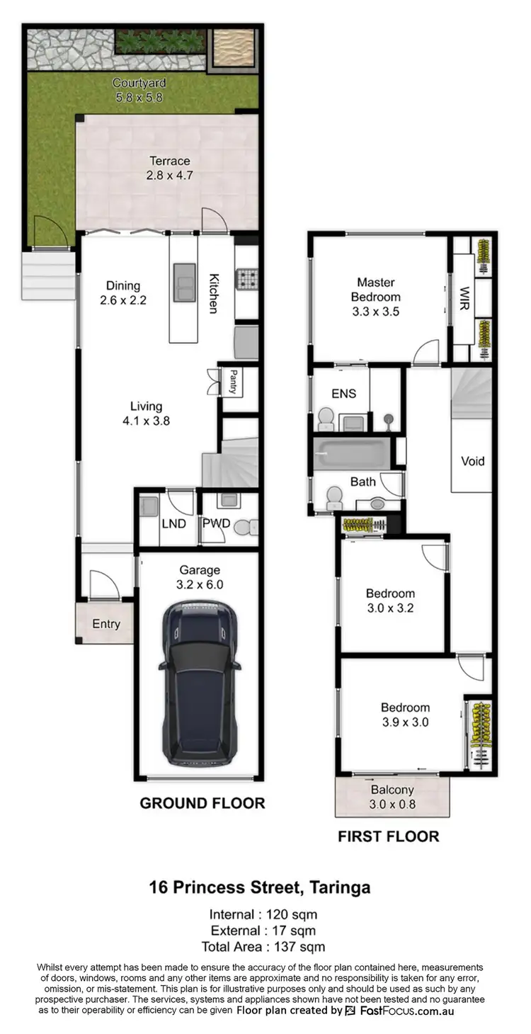 Floorplan of Homely house listing, 16 Princess Street, Taringa QLD 4068