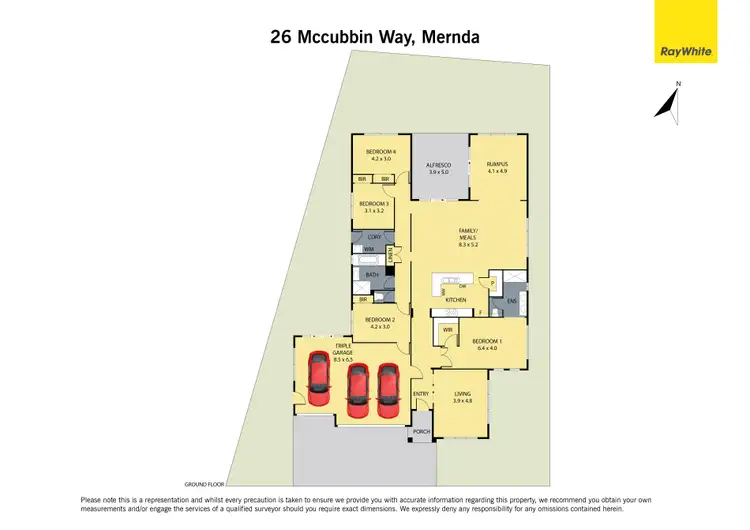 Floorplan of Homely house listing, 26 McCubbin Way, Mernda VIC 3754