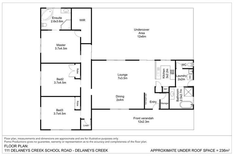 Floorplan of Homely house listing, 111 Delaneys Creek School Road, Delaneys Creek QLD 4514