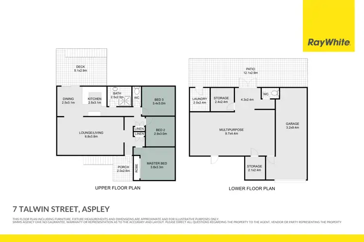 Floorplan of Homely house listing, 7 Talwin Street, Aspley QLD 4034