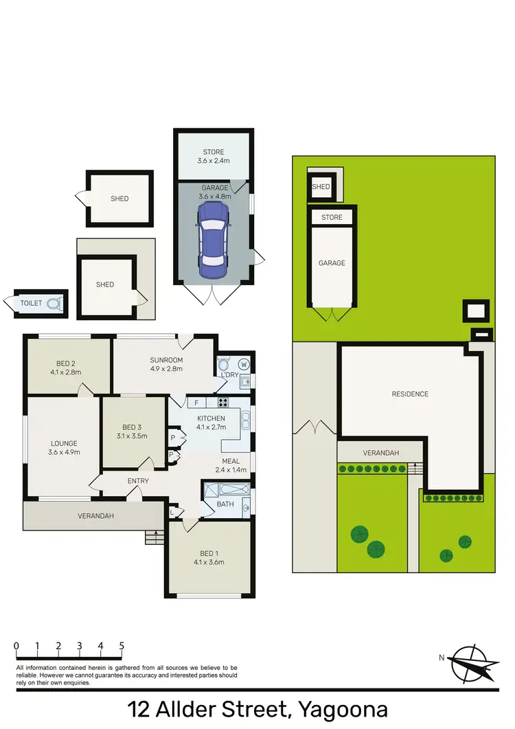Floorplan of Homely house listing, 12 Allder Street, Yagoona NSW 2199