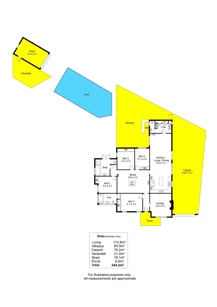 Floorplan of Homely house listing, 12 The Triangle, Warradale SA 5046