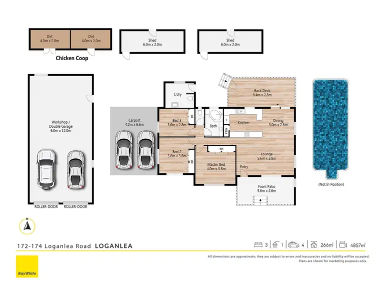 Floorplan of Homely house listing, 172 Loganlea Road, Loganlea QLD 4131