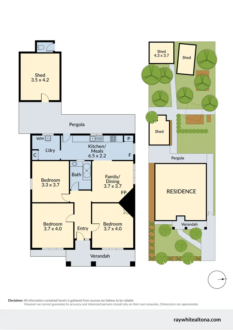 Floorplan of Homely house listing, 15 Durkin Street, Newport VIC 3015