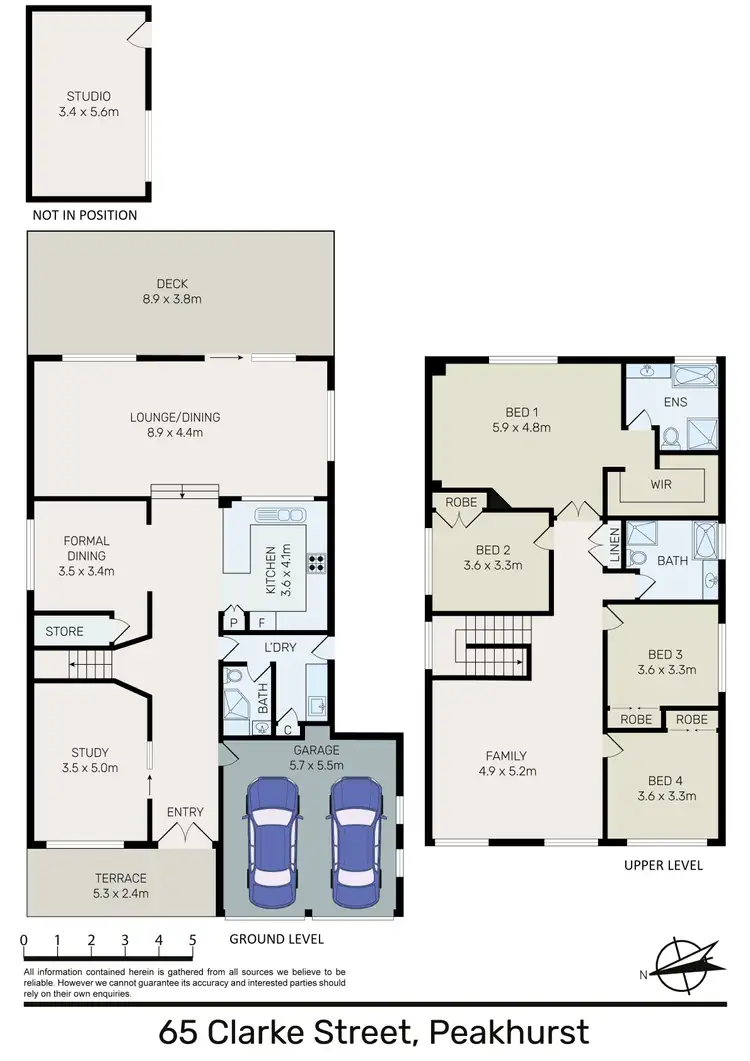 Floorplan of Homely house listing, 65 Clarke Street, Peakhurst NSW 2210