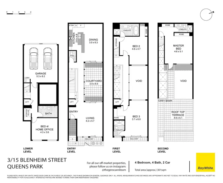 Floorplan of Homely house listing, 3/15 Blenheim Street, Queens Park NSW 2022