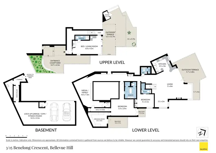 Floorplan of Homely apartment listing, 3/15 Benelong Crescent, Bellevue Hill NSW 2023
