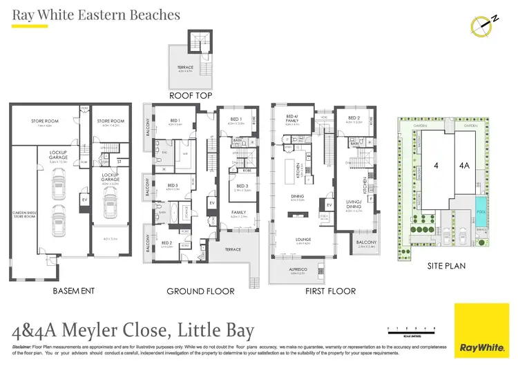 Floorplan of Homely house listing, 4 & 4A Meyler Close, Little Bay NSW 2036
