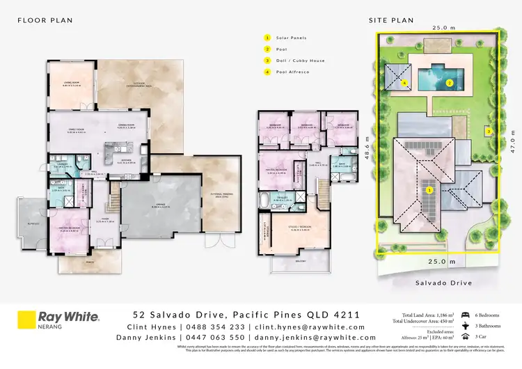 Floorplan of Homely house listing, 52 Salvado Drive, Pacific Pines QLD 4211