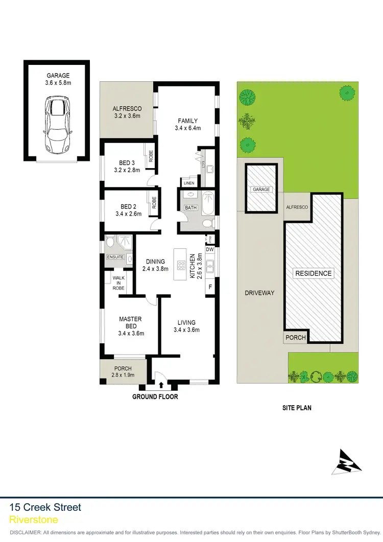 Floorplan of Homely house listing, 15 Creek Street, Riverstone NSW 2765