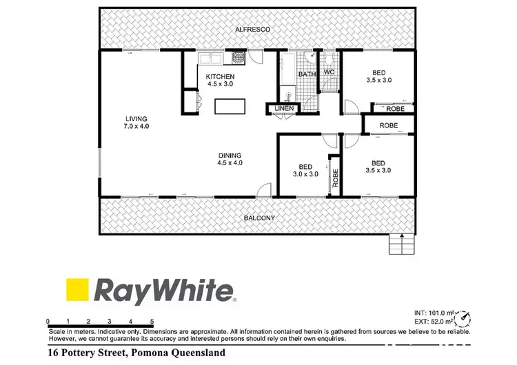 Floorplan of Homely house listing, 16 Pottery Street, Pomona QLD 4568