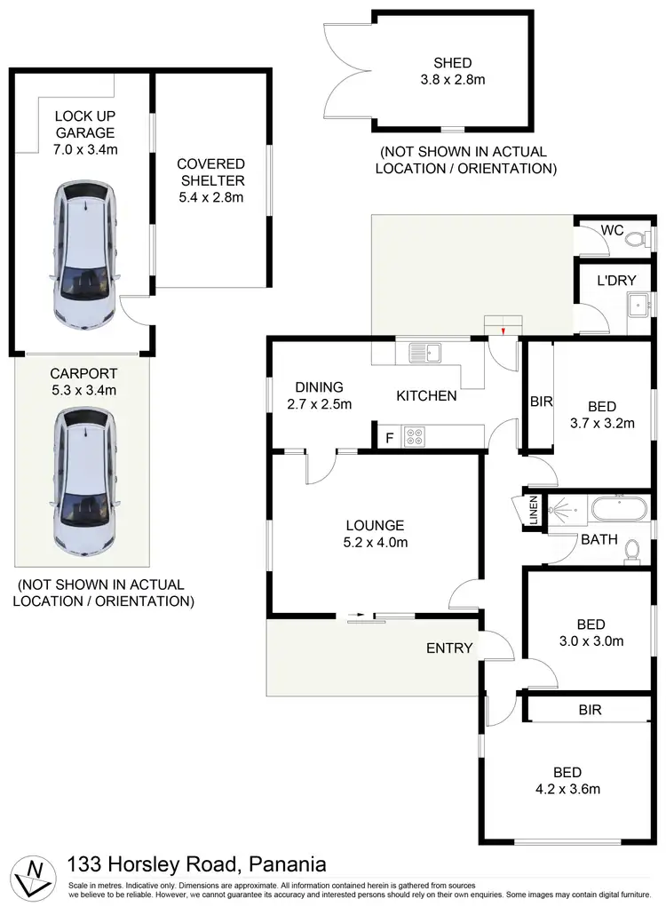 Floorplan of Homely house listing, 133 Horsley Road, Panania NSW 2213