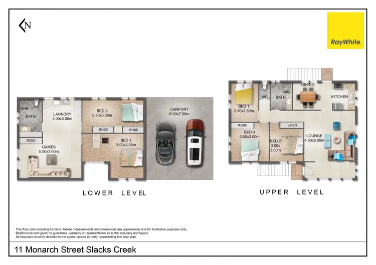 Floorplan of Homely house listing, 11 Monarch Street, Slacks Creek QLD 4127