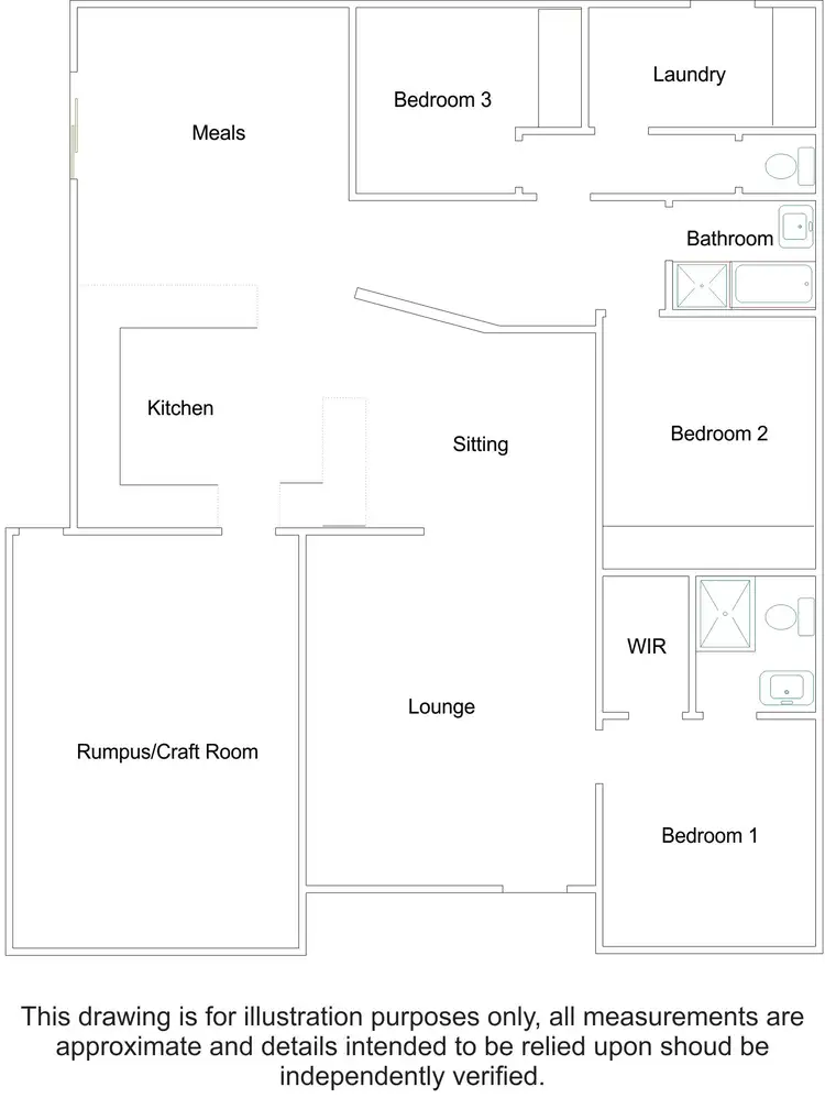 Floorplan of Homely house listing, 5 Henstridge Street, Keith SA 5267