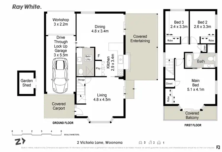 Floorplan of Homely house listing, 2 Victoria Lane, Woonona NSW 2517