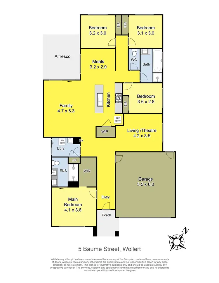 Floorplan of Homely house listing, 5 Baume Street, Wollert VIC 3750