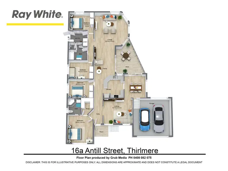 Floorplan of Homely house listing, 16A Antill Street, Thirlmere NSW 2572