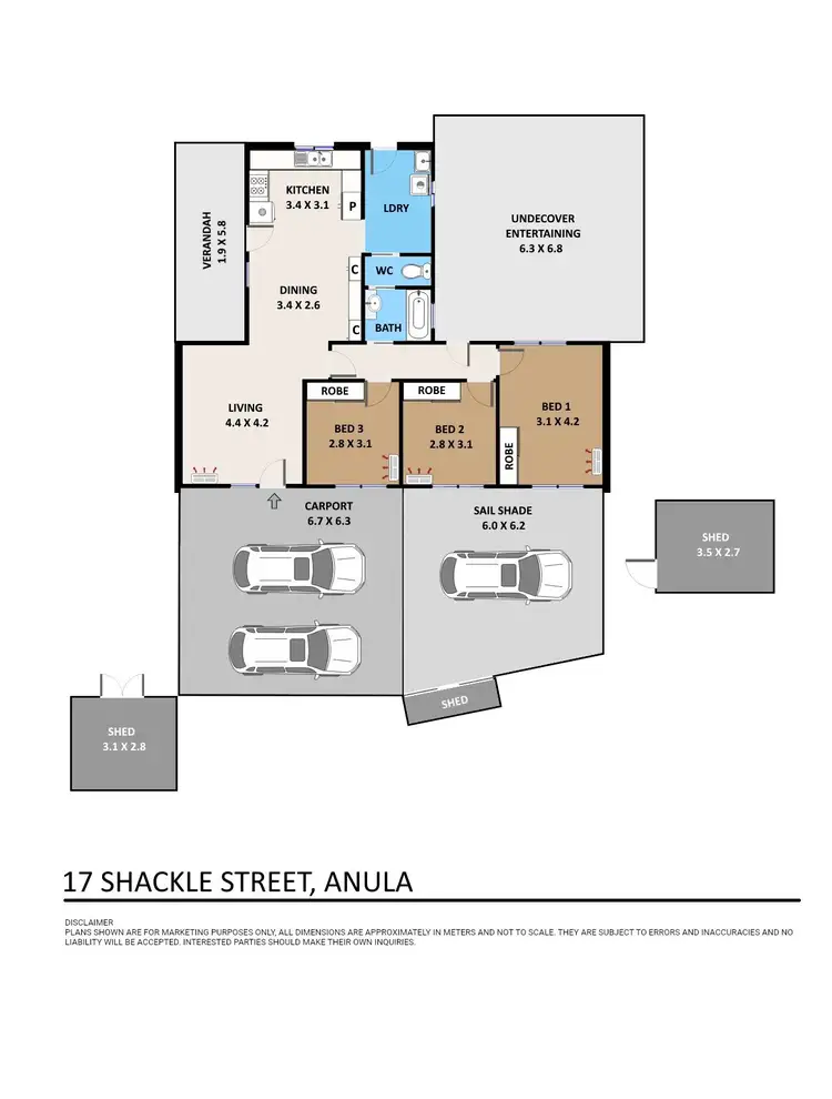 Floorplan of Homely house listing, 17 Shackle Street, Anula NT 812