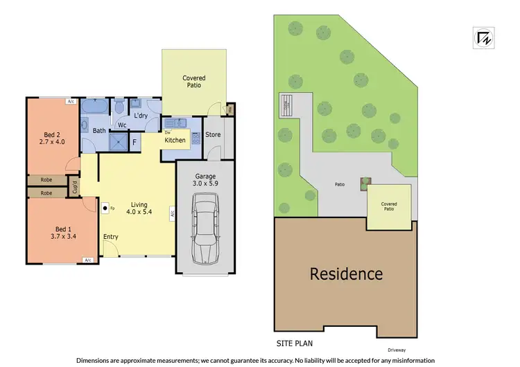 Floorplan of Homely unit listing, 25/61 Fraser Crescent, Wantirna South VIC 3152