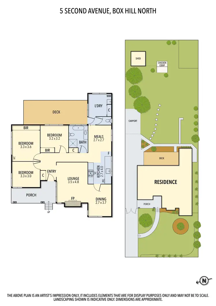 Floorplan of Homely house listing, 5 Second Avenue, Box Hill North VIC 3129