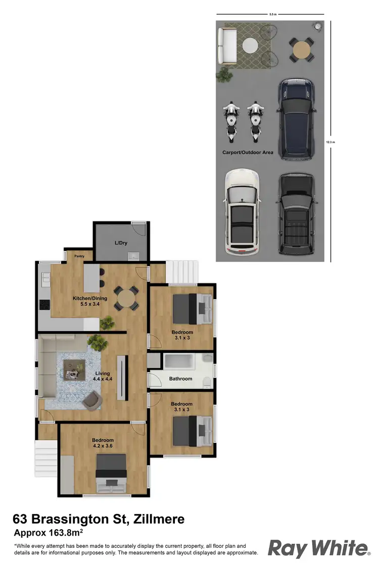 Floorplan of Homely house listing, 63 Brassington Street, Zillmere QLD 4034
