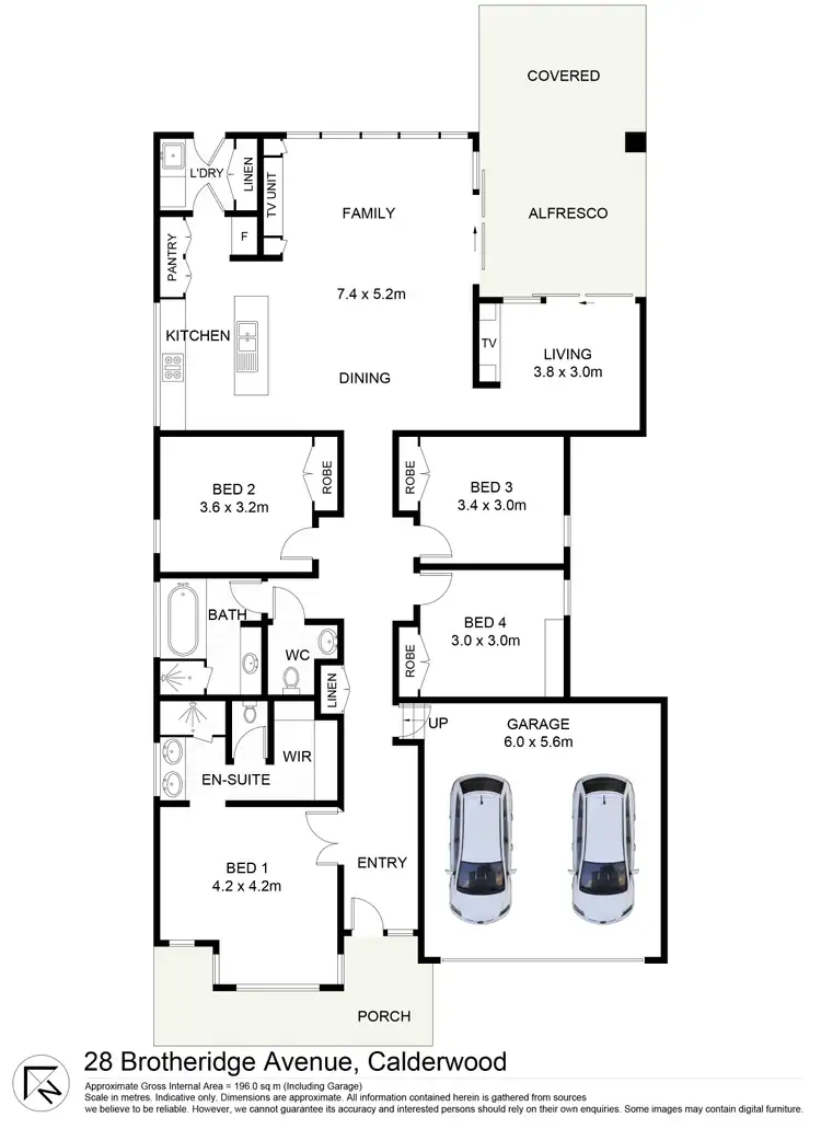 Floorplan of Homely house listing, 28 Brotheridge Avenue, Calderwood NSW 2527