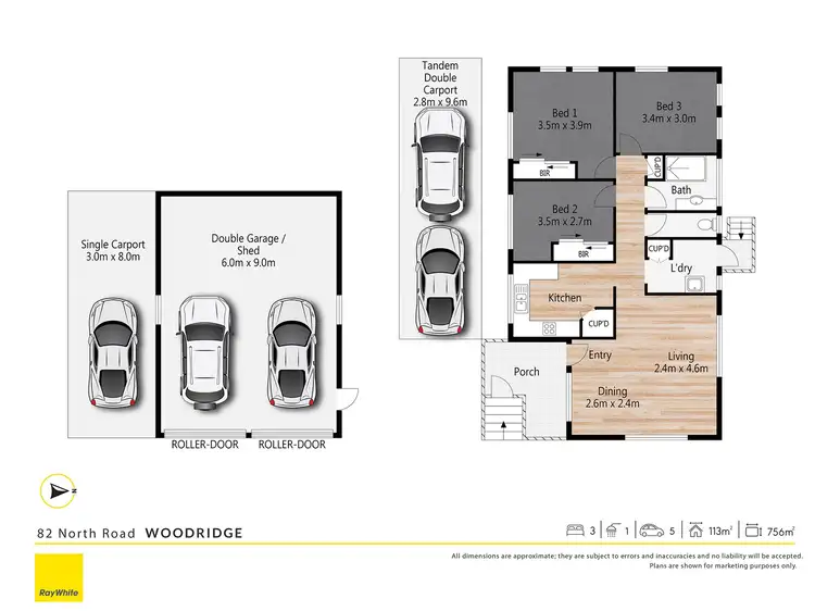 Floorplan of Homely house listing, 82 North Road, Woodridge QLD 4114