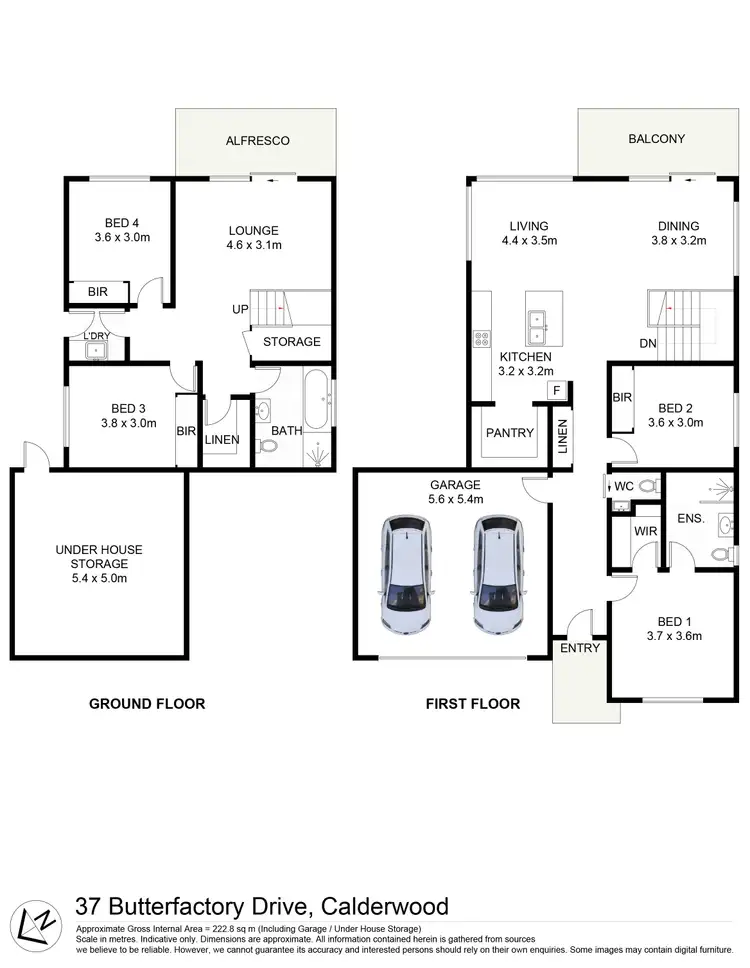 Floorplan of Homely house listing, 37 Butterfactory Drive, Calderwood NSW 2527