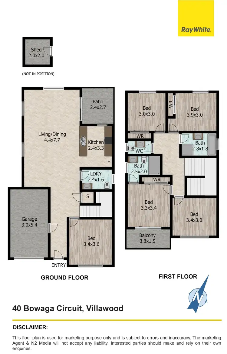 Floorplan of Homely house listing, 40 Bowaga Circuit, Villawood NSW 2163