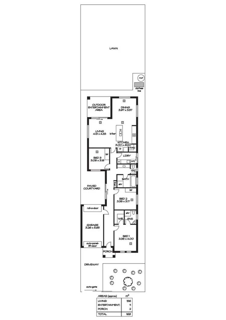 Floorplan of Homely house listing, 55A Collins Street, Enfield SA 5085