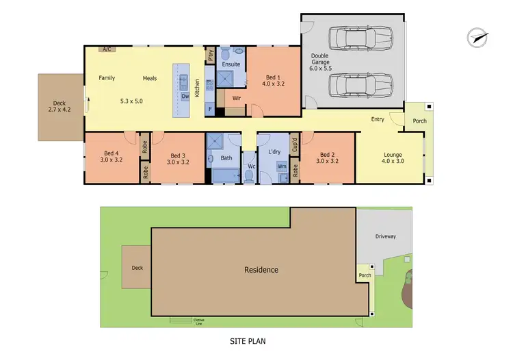 Floorplan of Homely house listing, 8 Cranbrook Circuit, Officer VIC 3809