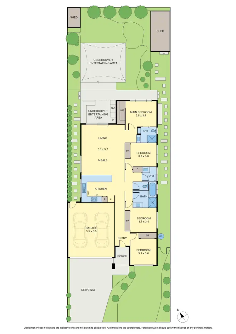 Floorplan of Homely house listing, 6 Samos Drive, Greenvale VIC 3059