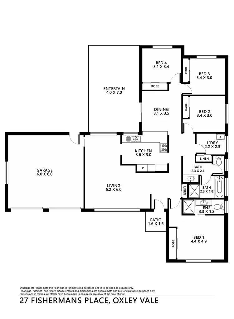 Floorplan of Homely house listing, 27 Fishermans Place, Tamworth NSW 2340