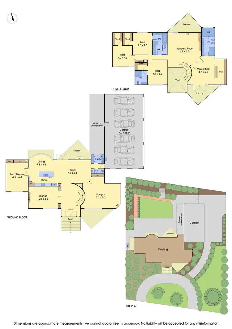 Floorplan of Homely house listing, 25 Parkside Boulevard, Lysterfield South VIC 3156