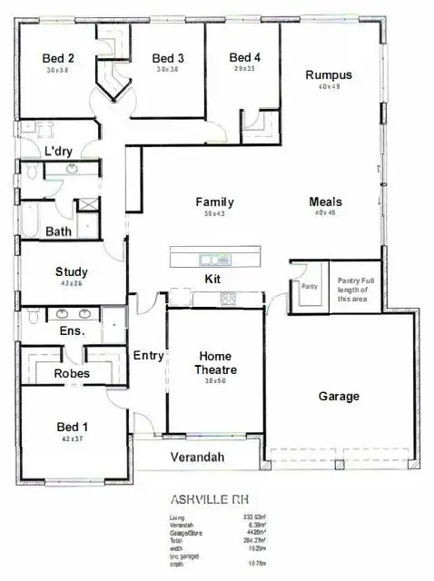 Floorplan of Homely house listing, 50 Square Mile Road, Clare SA 5453