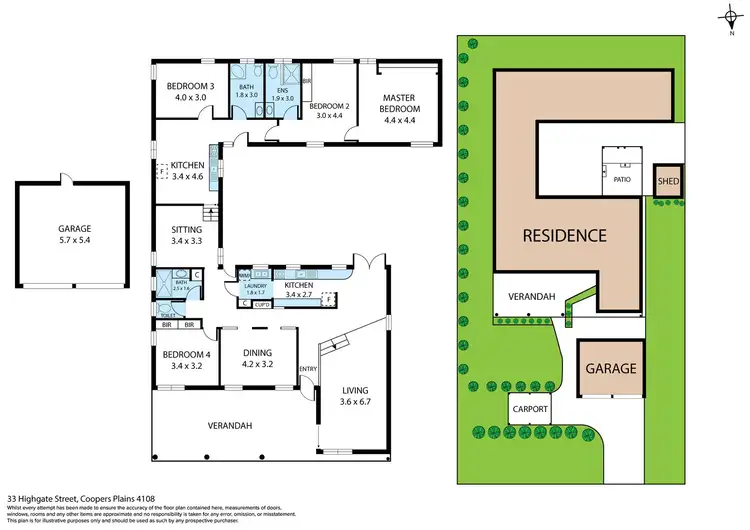 Floorplan of Homely house listing, 33 Highgate Street, Coopers Plains QLD 4108