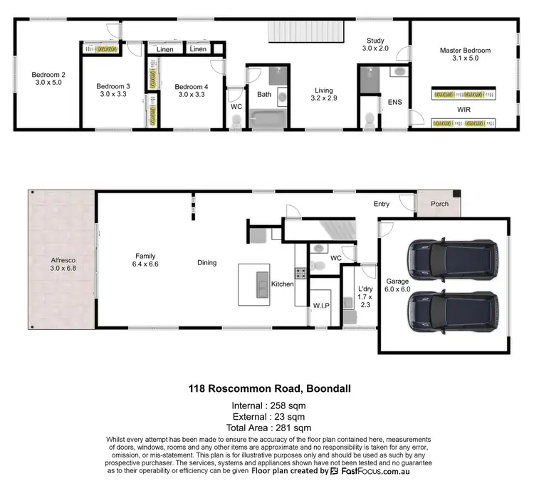 Floorplan of Homely house listing, 118 Roscommon Road, Boondall QLD 4034