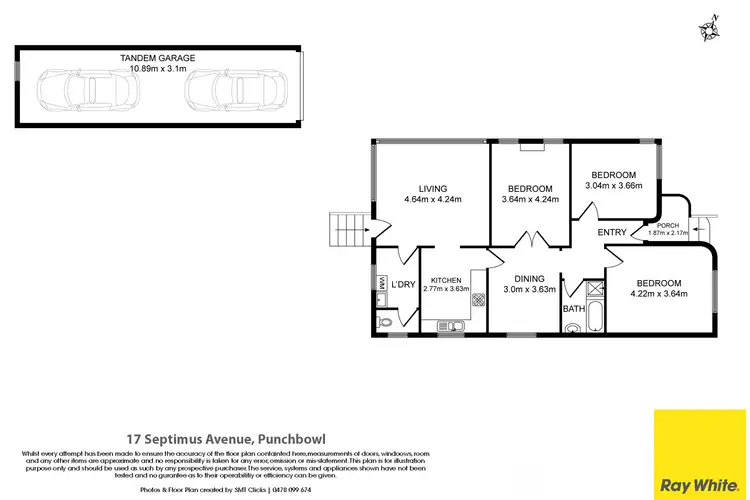 Floorplan of Homely house listing, 17 Septimus Avenue, Punchbowl NSW 2196