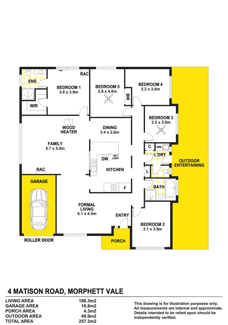 Floorplan of Homely house listing, 4 Matison Road, Morphett Vale SA 5162