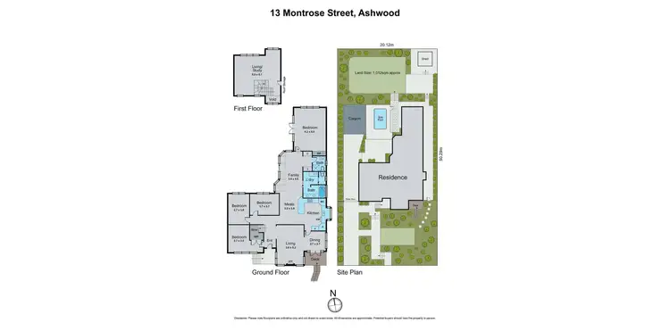 Floorplan of Homely house listing, 13 Montrose Street, Ashwood VIC 3147