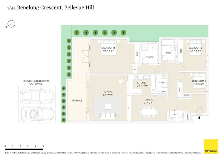 Floorplan of Homely apartment listing, 4/41 Benelong Crescent, Bellevue Hill NSW 2023