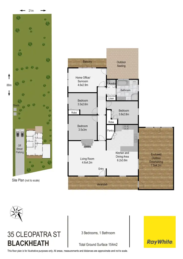 Floorplan of Homely house listing, 35 Cleopatra Street, Blackheath NSW 2785