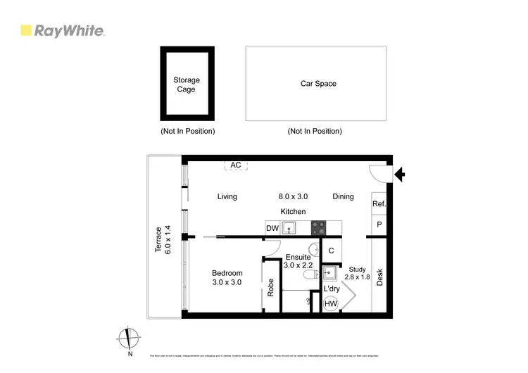 Floorplan of Homely apartment listing, G19/660 Blackburn Road, Notting Hill VIC 3168