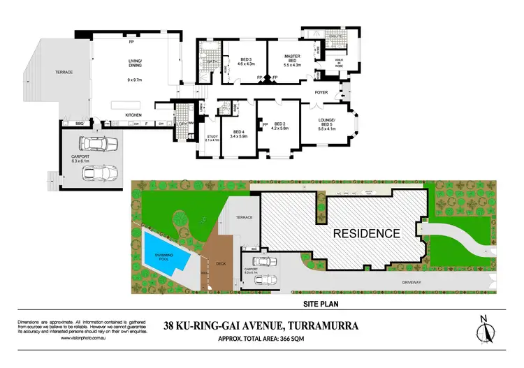 Floorplan of Homely house listing, 38 Ku-Ring-Gai Avenue, Turramurra NSW 2074
