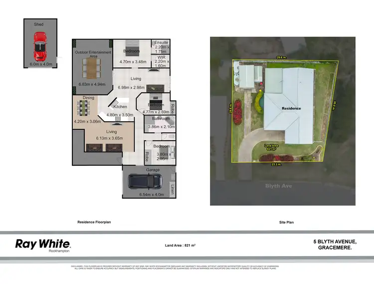 Floorplan of Homely house listing, 5 Blyth Avenue, Gracemere QLD 4702