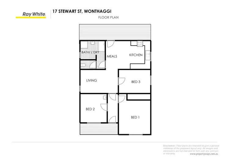 Floorplan of Homely house listing, 17 Stewart Street, Wonthaggi VIC 3995