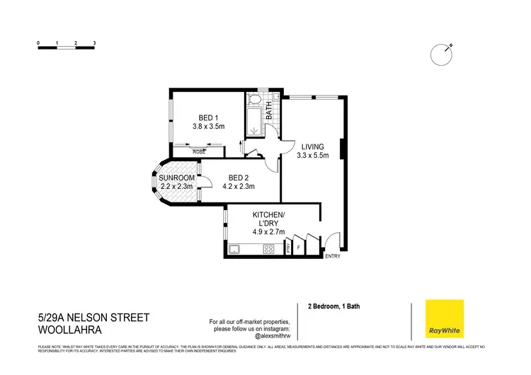 Floorplan of Homely apartment listing, 5/29A Nelson Street, Woollahra NSW 2025